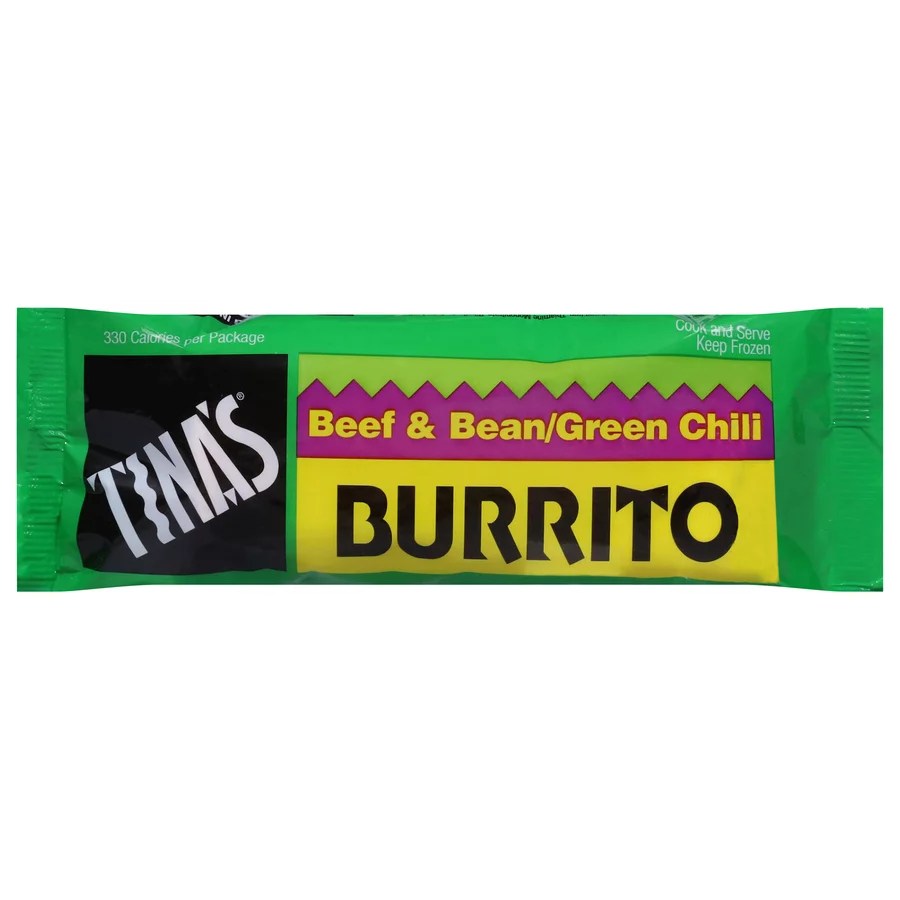 Tina's Beef & Bean/Green Chili Burrito Shop Entrees & Sides at HEB