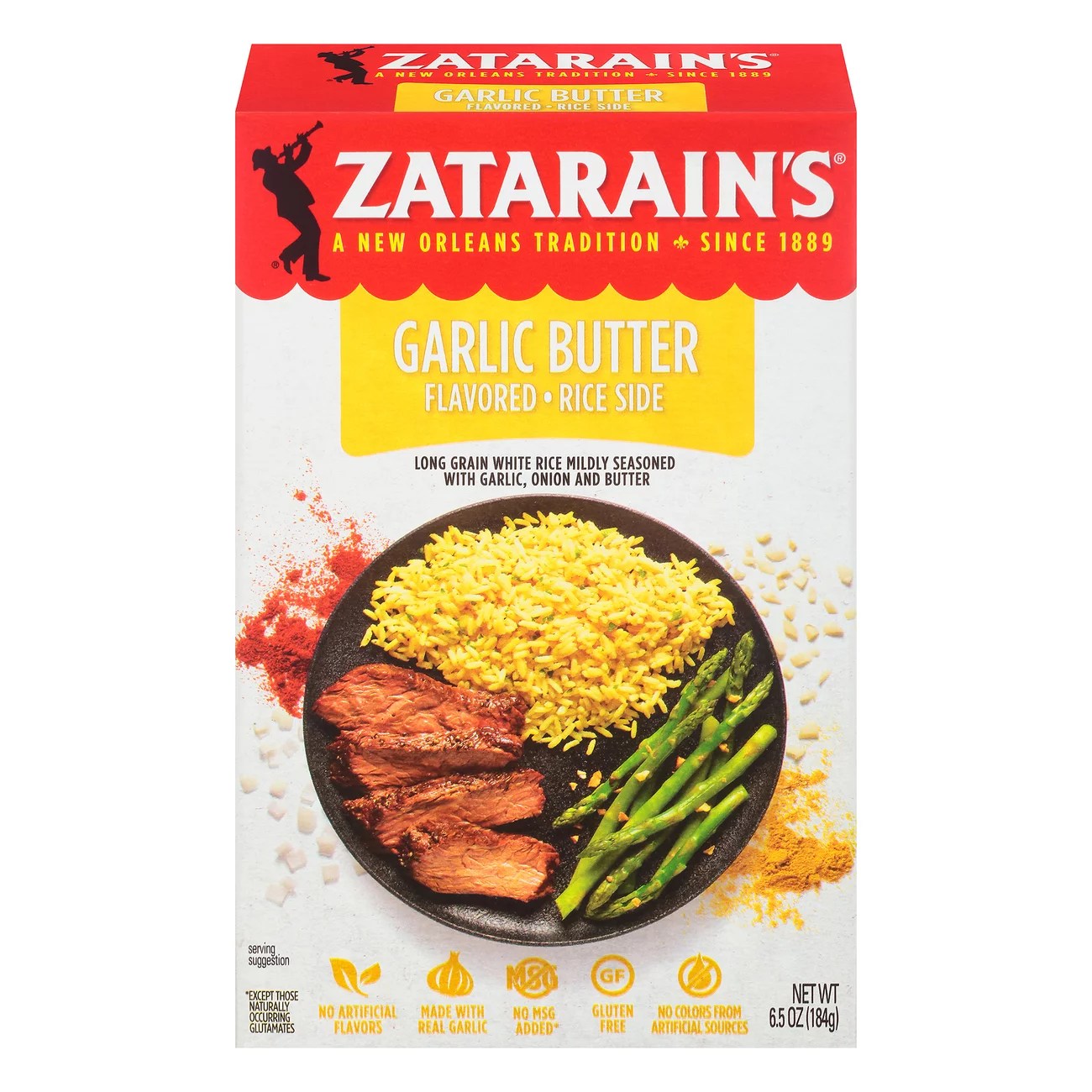 Zatarain's Garlic Butter Flavored Rice Shop Rice & Grains at HEB