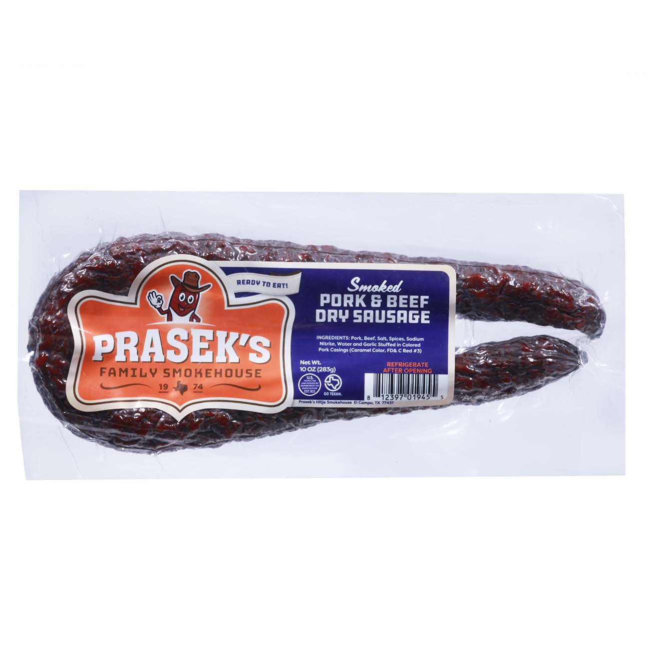 Prasek's SemiDry Pork and Beef Sausage Shop Sausage at HEB