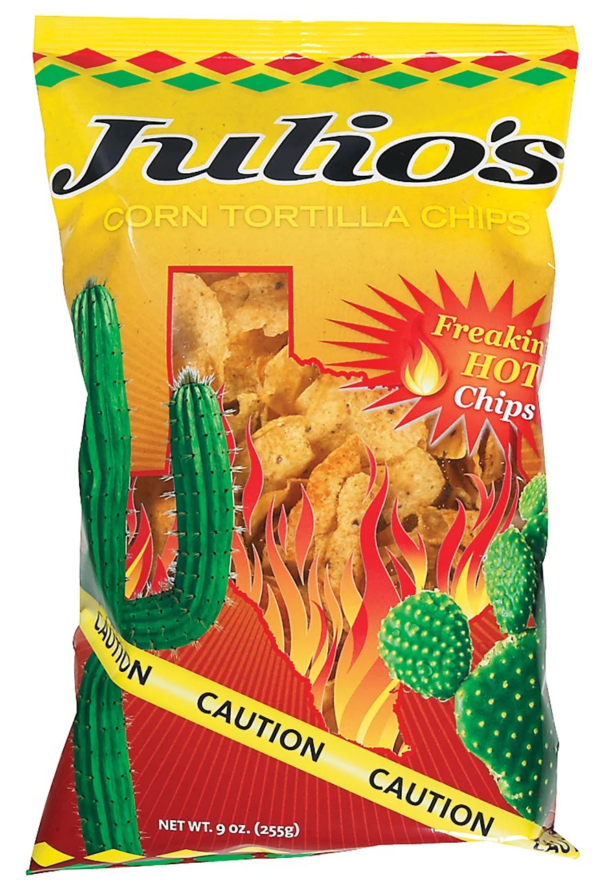 Julio's Freakin Hot Corn Tortilla Chips Shop Chips at HEB