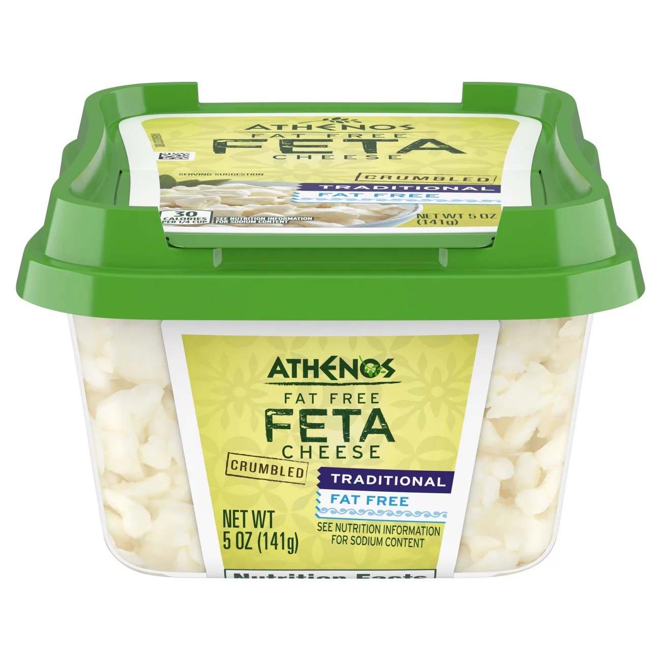 Athenos Fat Free Feta Cheese Crumbles Shop Cheese at HEB