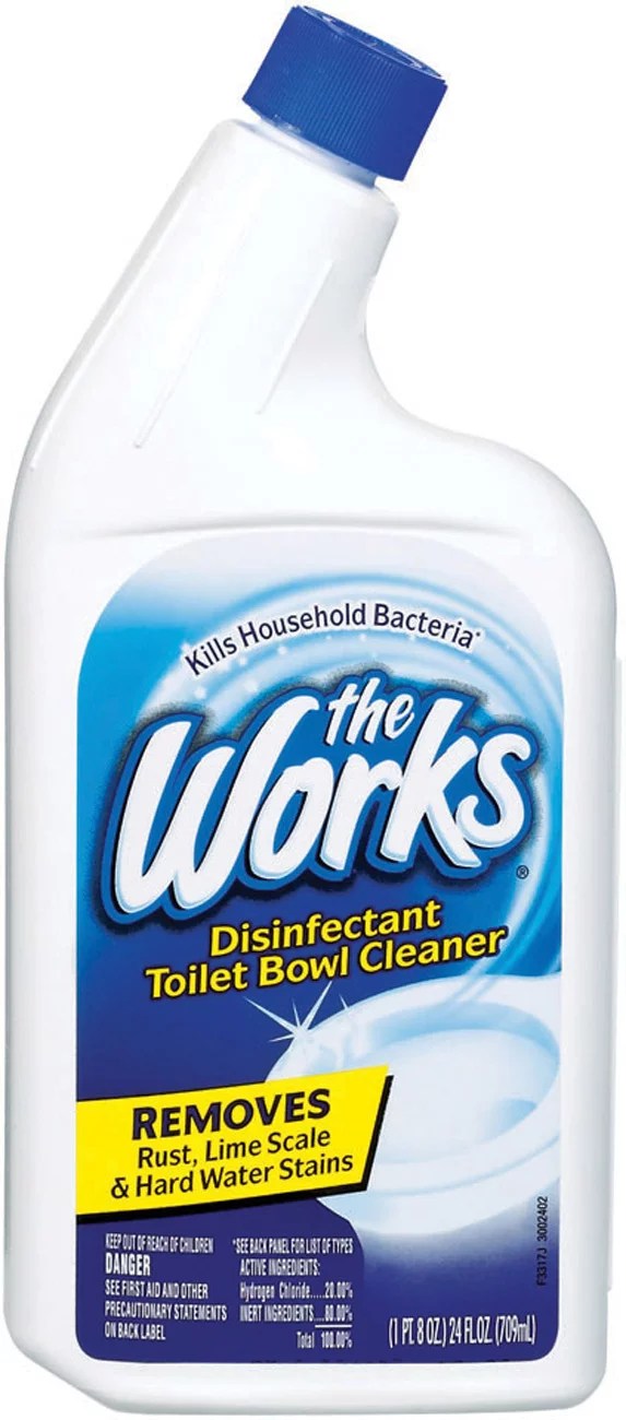 The Works Disinfectant Toilet Bowl Cleaner Shop Toilet Bowl Cleaners