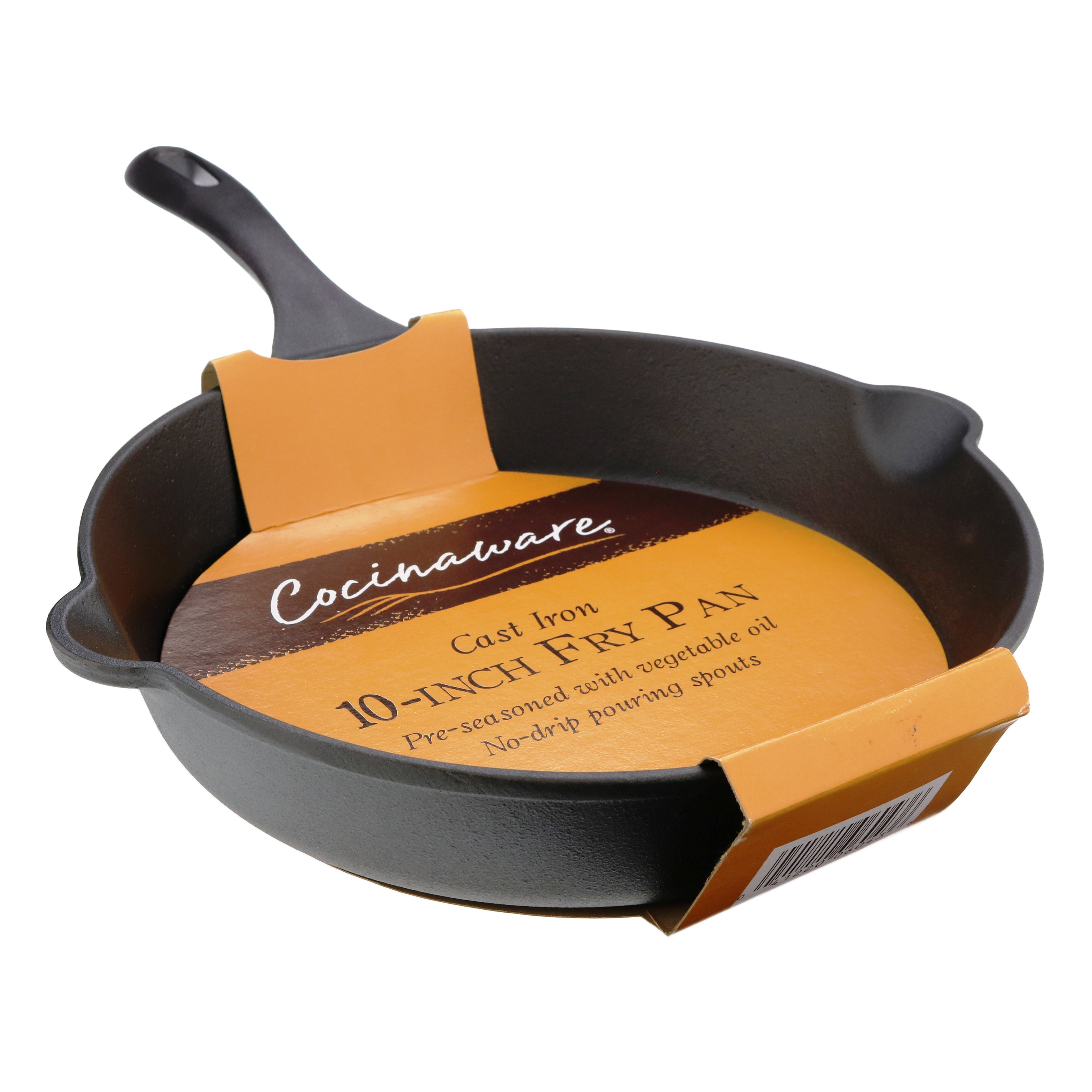 Cocinaware 10" PreSeasoned Cast Iron Fry Pan Shop Kitchen & Dining