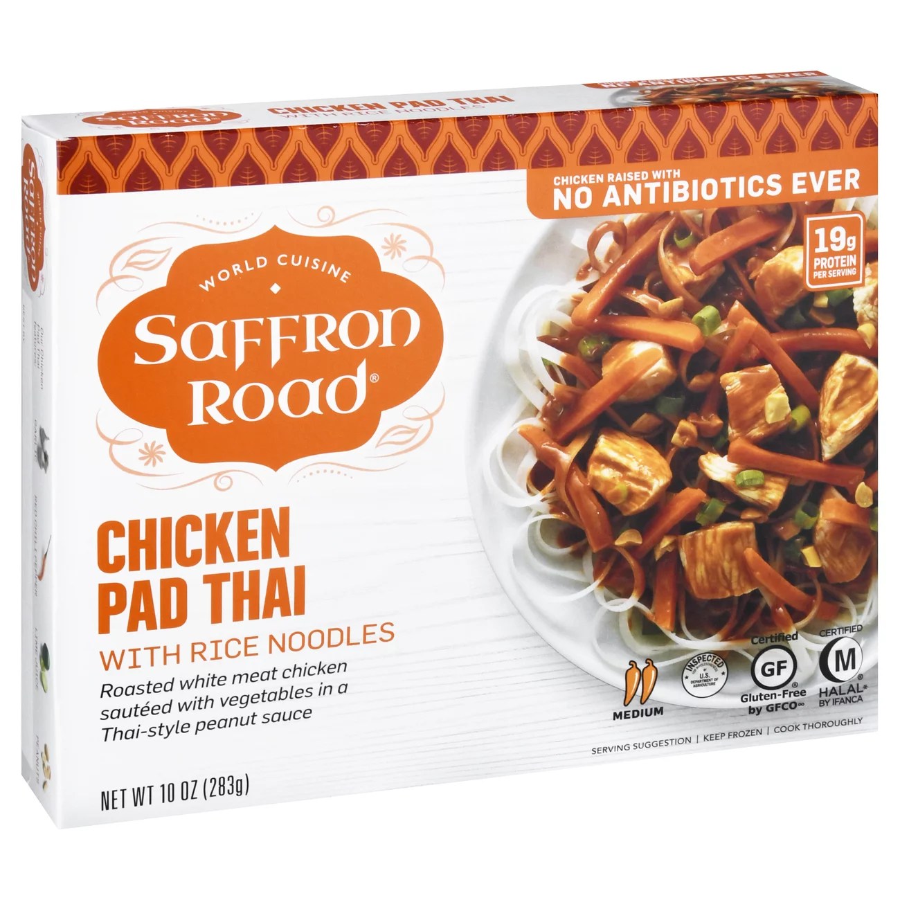 Saffron Road Chicken Pad Thai with Rice Noodles Shop Entrees & Sides at HEB