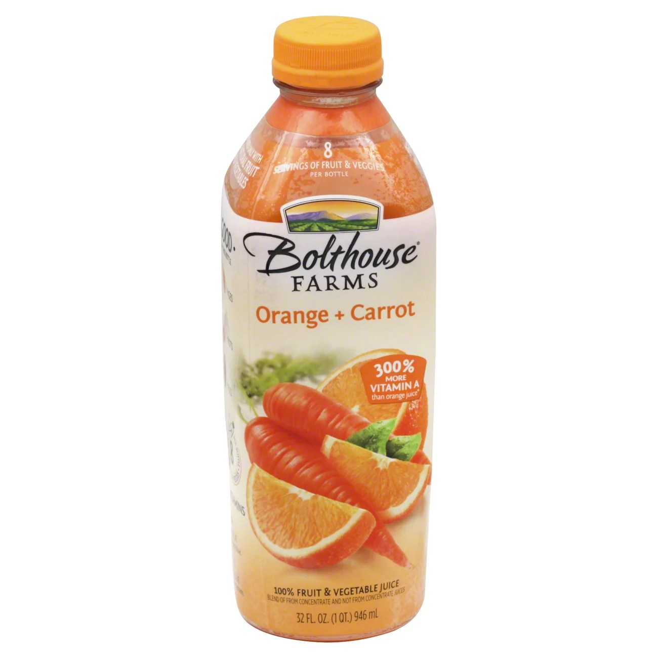 Bolthouse Farms Orange + Carrot 100 Fruit and Vegetable Juice Shop