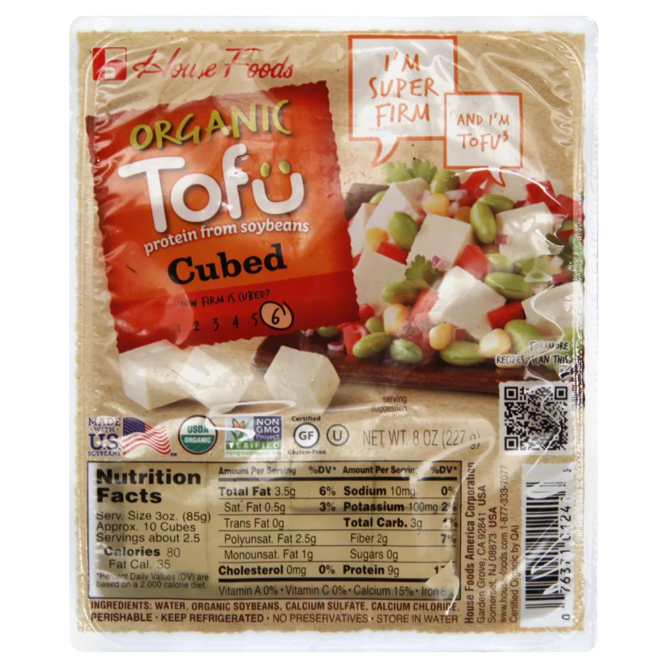 House Foods Organic Cubed Tofu Shop Tofu & Meat Alternatives at HEB