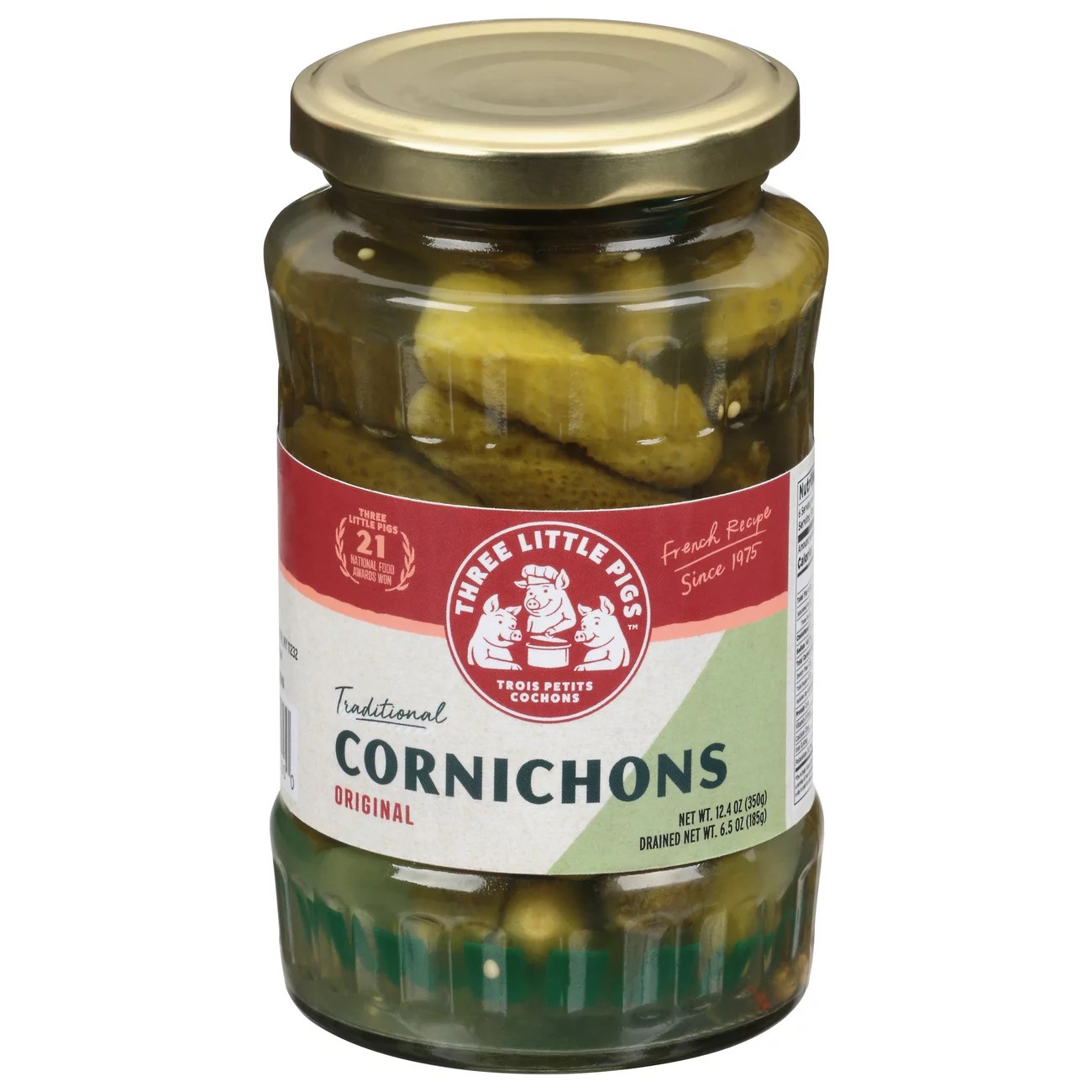 Three Little Pigs Cornichons Baby Sour Gherkins Shop Vegetables at HEB