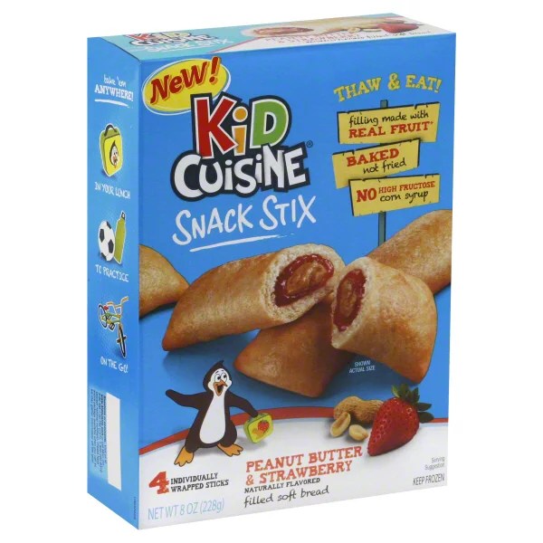 Kid Cuisine Peanut Butter & Strawberry Snack Stix Shop Entrees