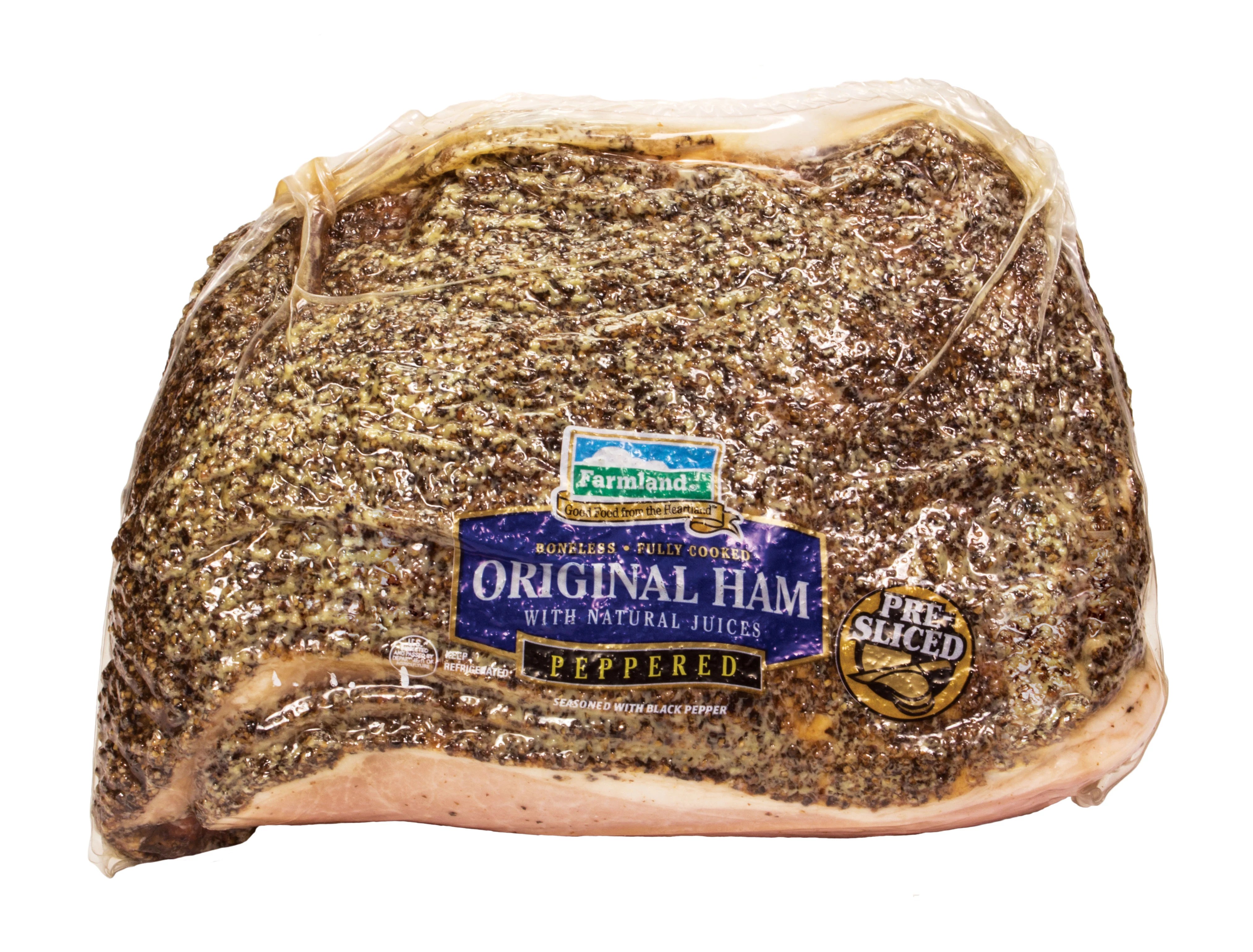 Hormel Farmland Sliced Peppered Ham Shop Meat at HEB