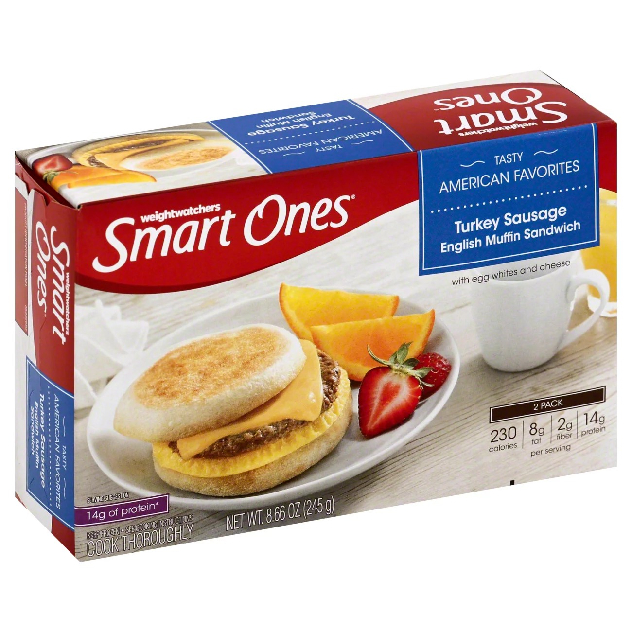 Weight Watchers Smart Ones Turkey Sausage English Muffin Sandwiches