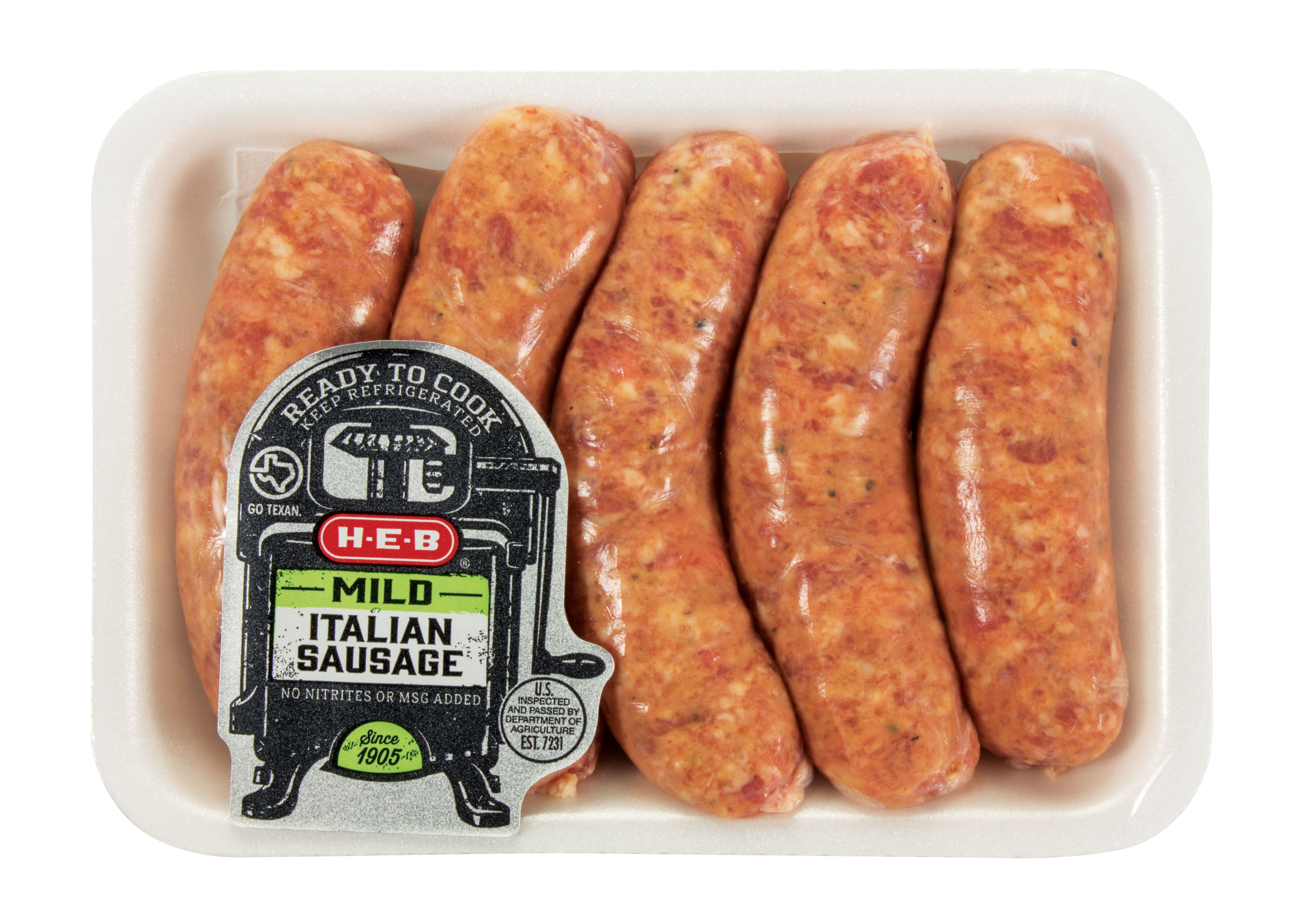 HEB Mild Italian Link Sausage Shop Sausage at HEB