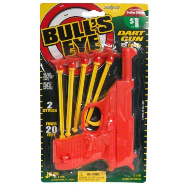 JaRu Dart Gun With 5 Darts Shop Toys at HEB
