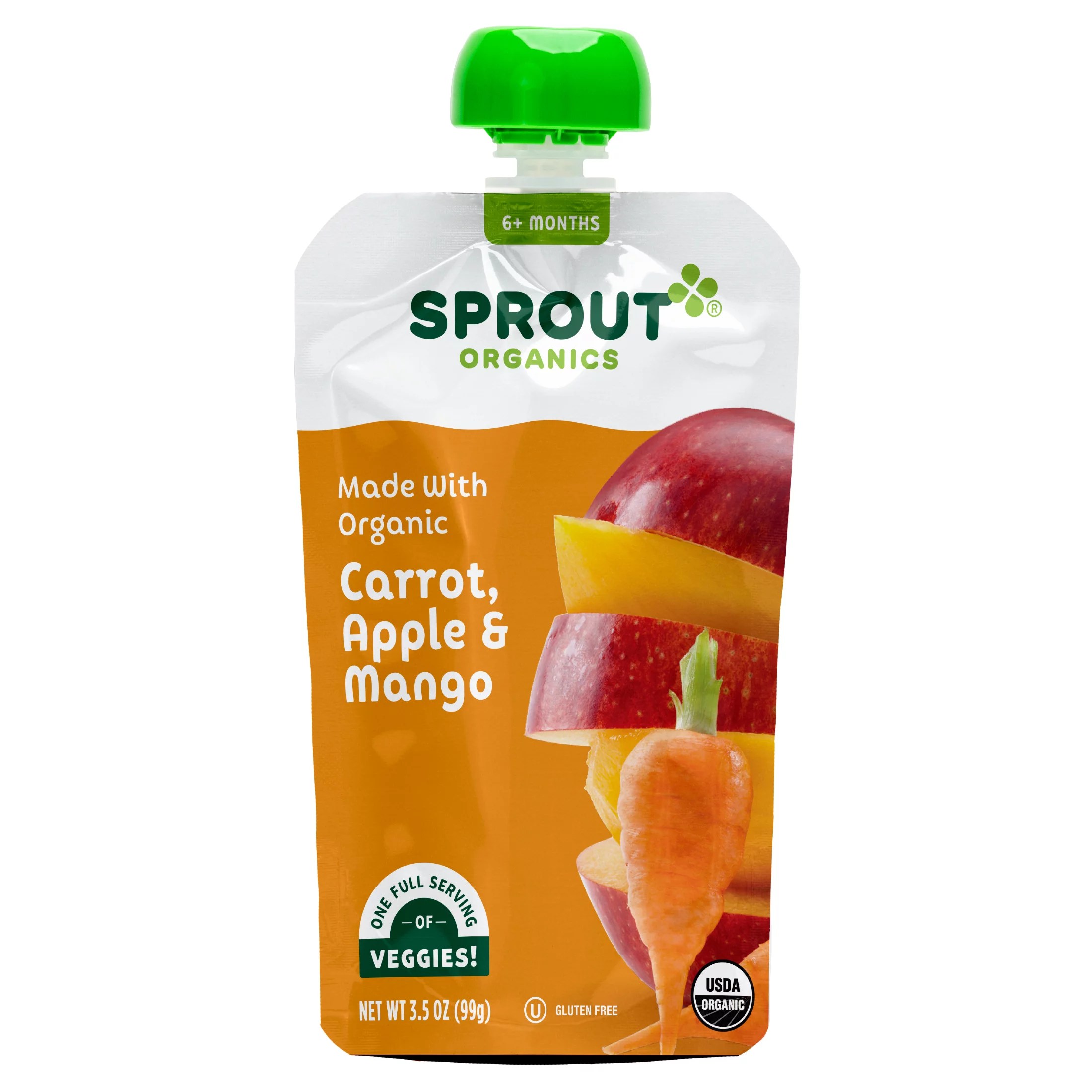 Sprout Stage 2 Carrot Apple Mango Shop Baby Food at HEB