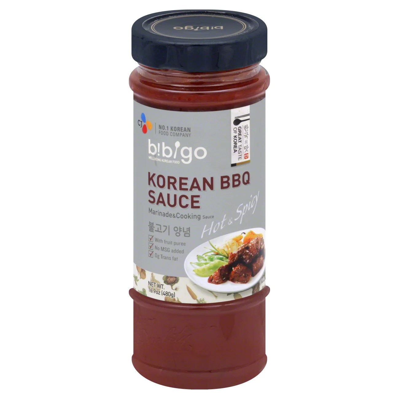 Bibigo Korean Hot and Spicy BBQ Sauce Shop Barbecue Sauces at HEB