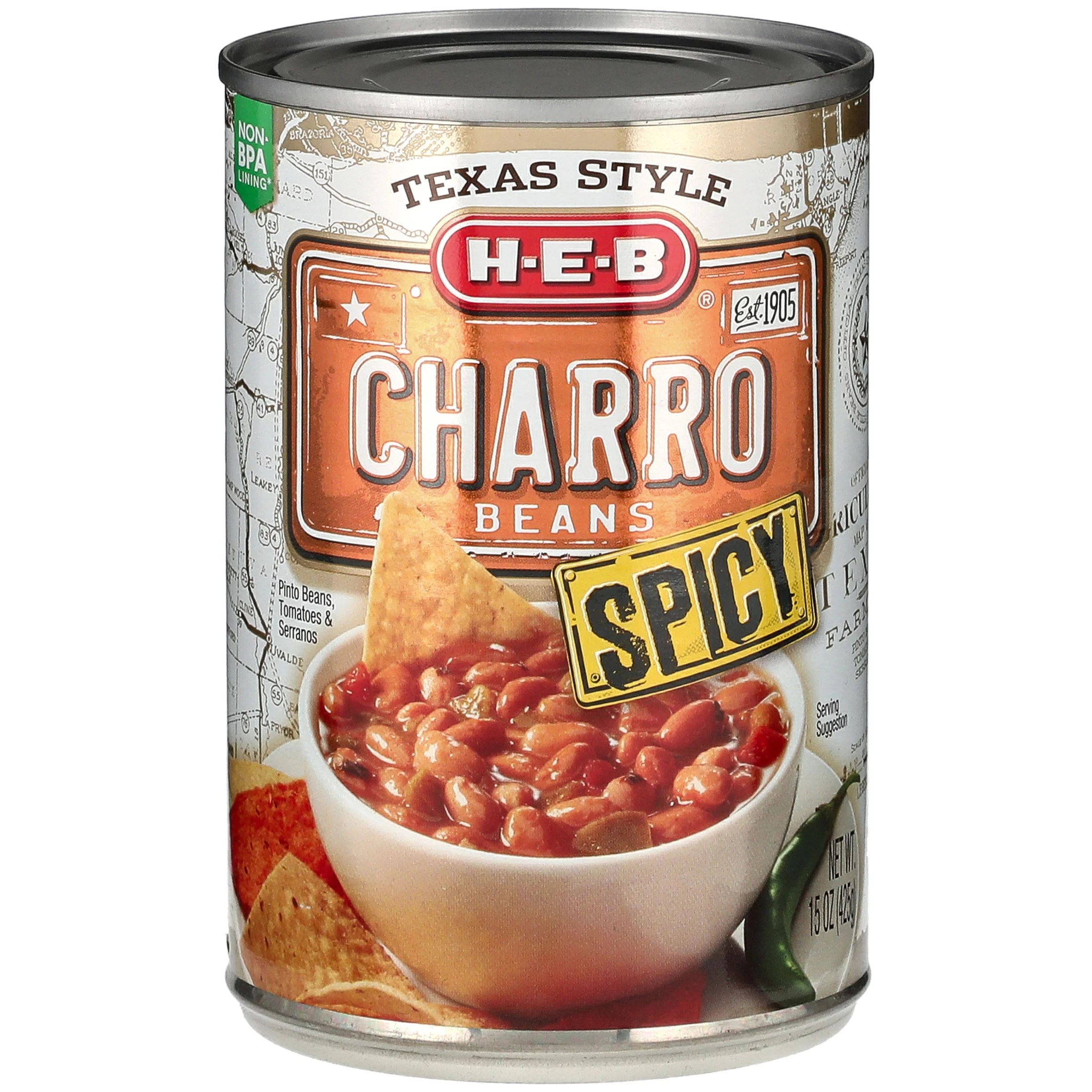 HEB Texas Style Spicy Charro Beans Shop Canned & Dried Food at HEB