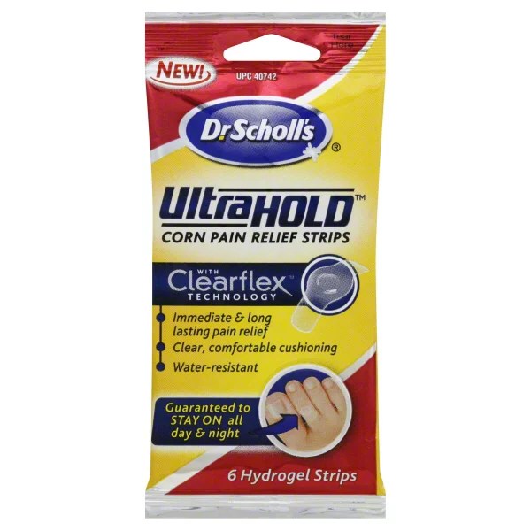 Dr. Scholl's Ultra Hold Corn Pain Relief Hydrogel Strips Shop Foot
