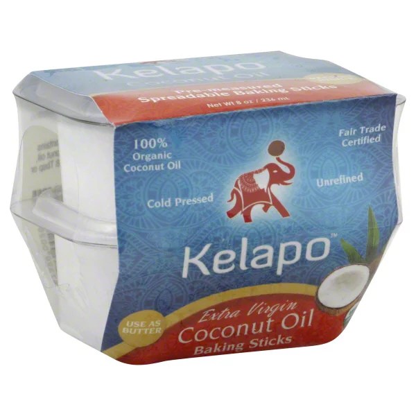Kelapo Extra Virgin Spreadable Coconut Oil Baking Sticks Shop