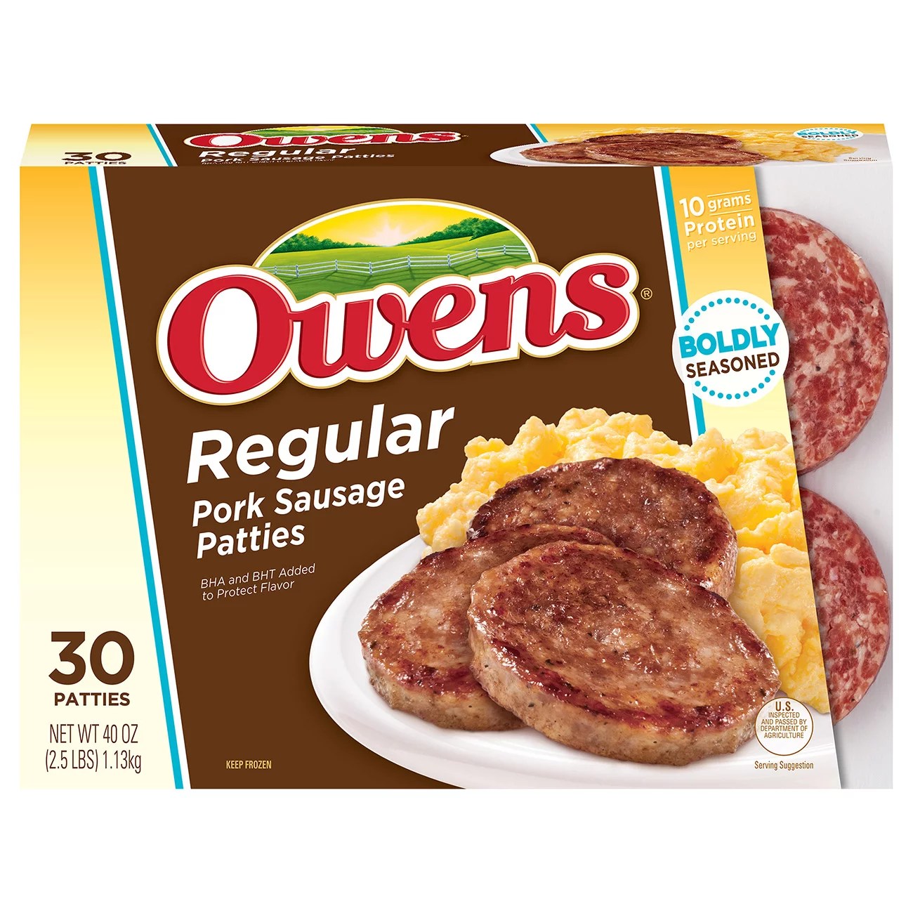 Owens Regular Pork Sausage Patties Shop Sausages & Hot Dogs at HEB