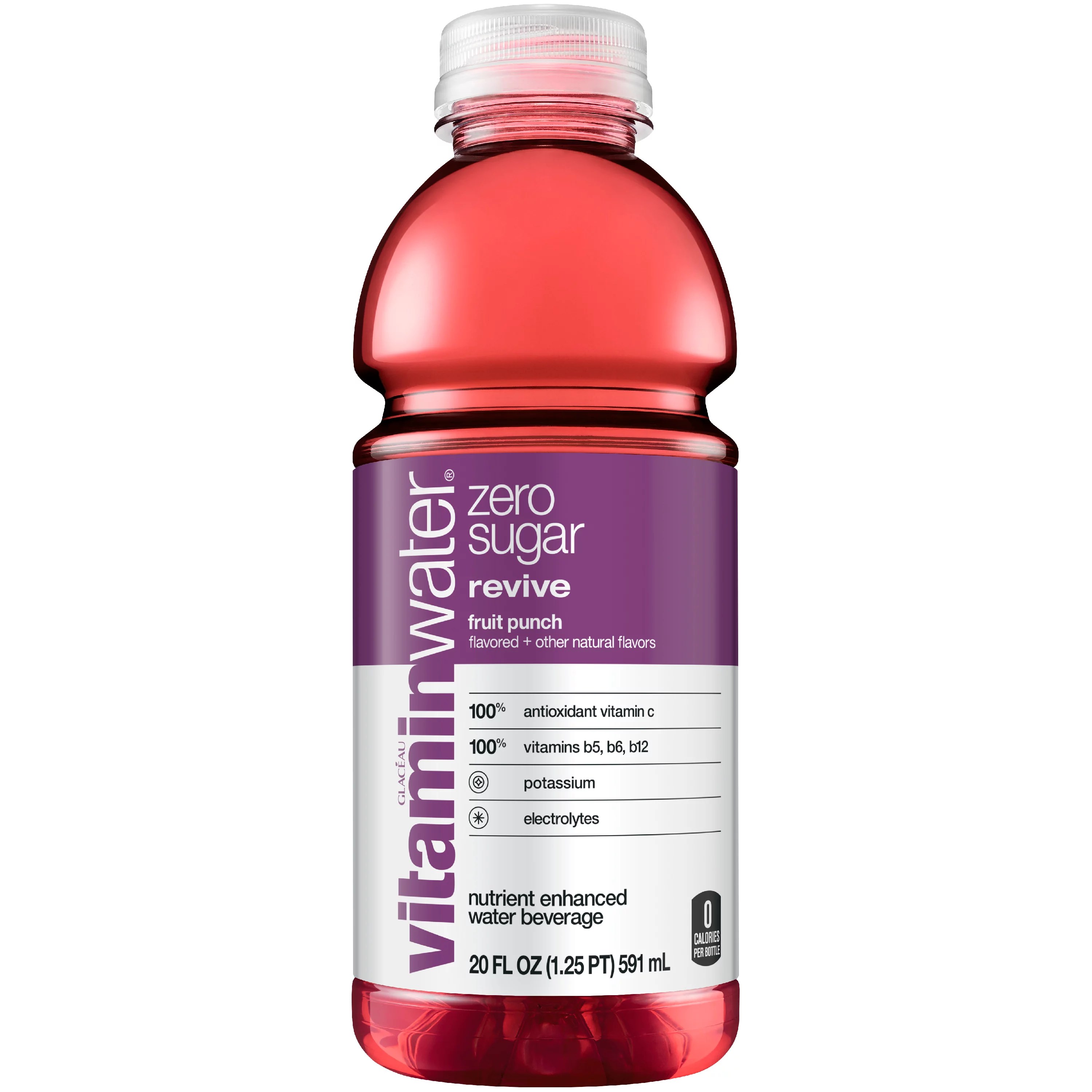 Glaceau Vitaminwater Zero Revive Fruit Punch Water Beverage Shop