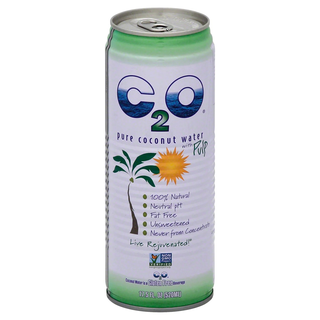 C2O Pure Coconut Water with Pulp Shop Coconut Water at HEB