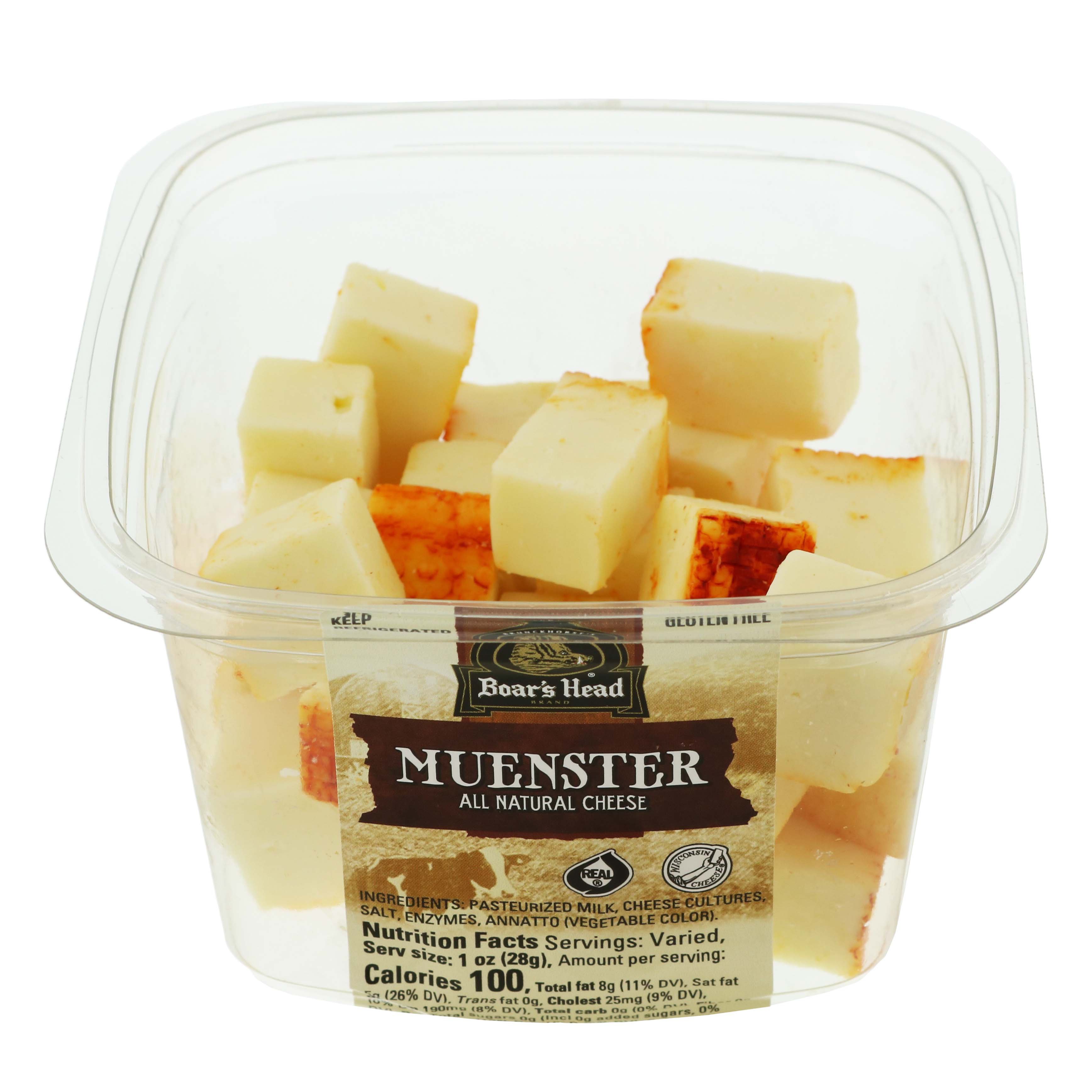 Boar's Head Muenster Cheese Cubes Shop Cheese at HEB