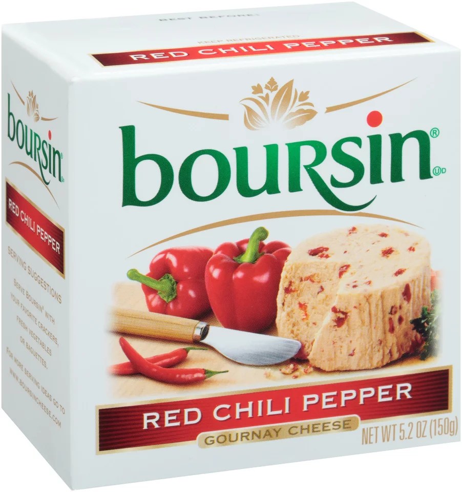 Boursin Red Chili Pepper Gournay Cheese Shop Cheese at HEB
