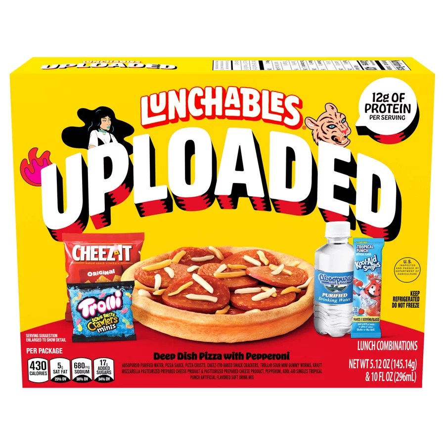 Oscar Mayer Lunchables Uploaded Ultimate Deep Dish Pizza with Pepperoni
