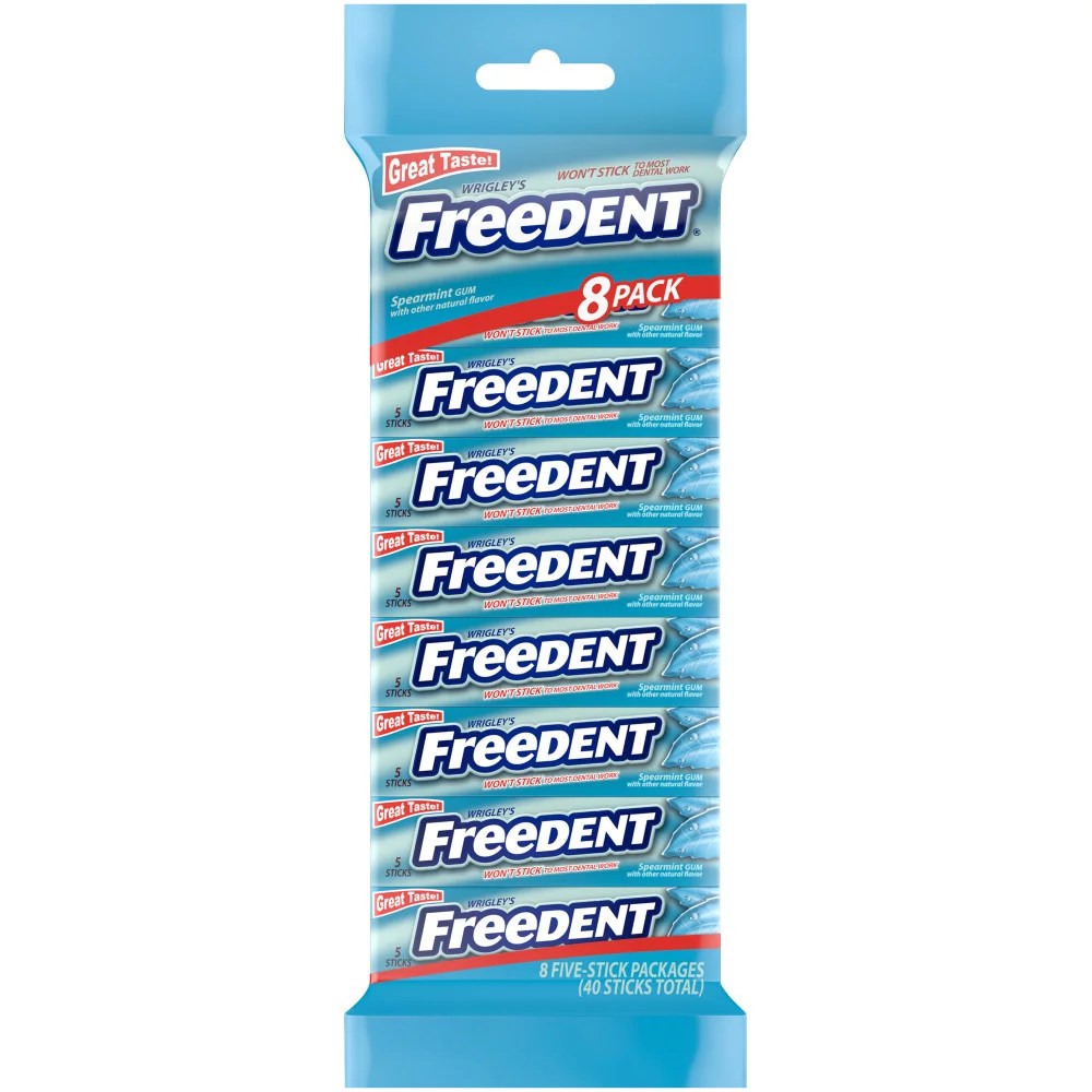 Wrigley Freedent Spearmint Chewing Gum Shop Gum & Mints at HEB