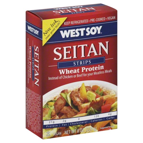 West Soy Seitan Strips Shop Tofu & Meat Alternatives at HEB