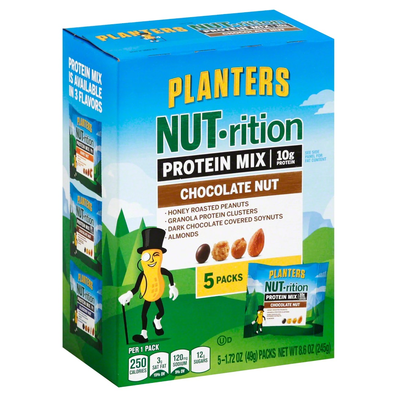 Planters Nutrition Chocolate Nut Protein Mix Shop Nuts & Seeds at HEB