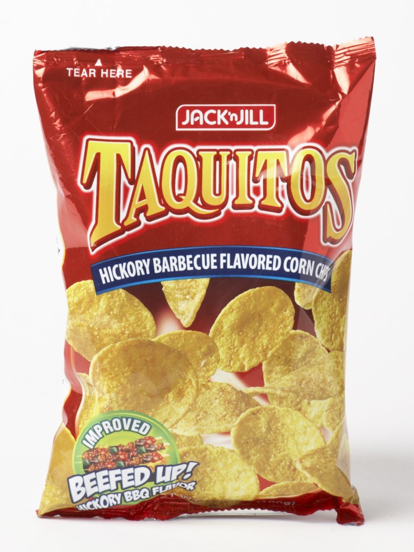 Jack 'n Jill Taquitos Hickory Barbecue Flavored Corn Chips Shop Chips