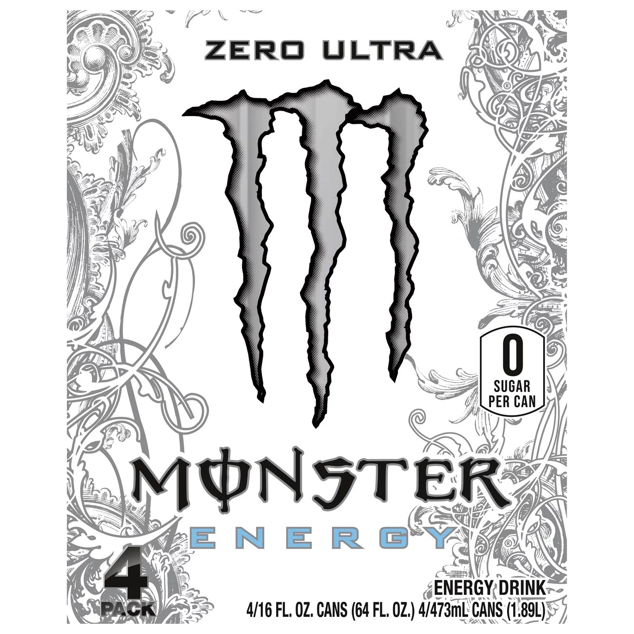 Monster Zero Ultra Energy Drink 16 oz Cans Shop Sports & Energy