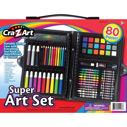CraZArt 80 Piece Super Art Set Shop Kits at HEB