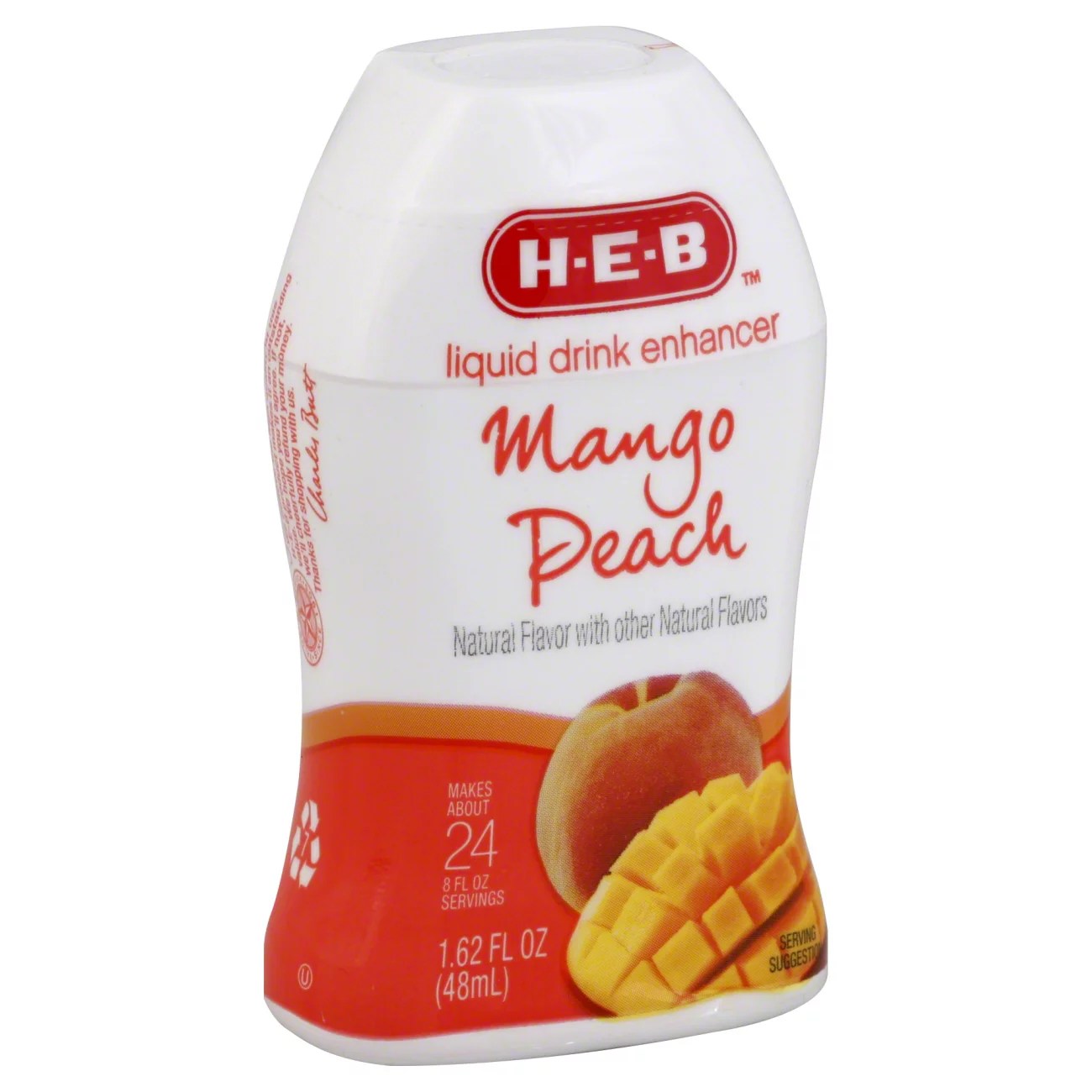 HEB Mango Peach Liquid Drink Enhancer Shop Mixes & Flavor Enhancers at HEB