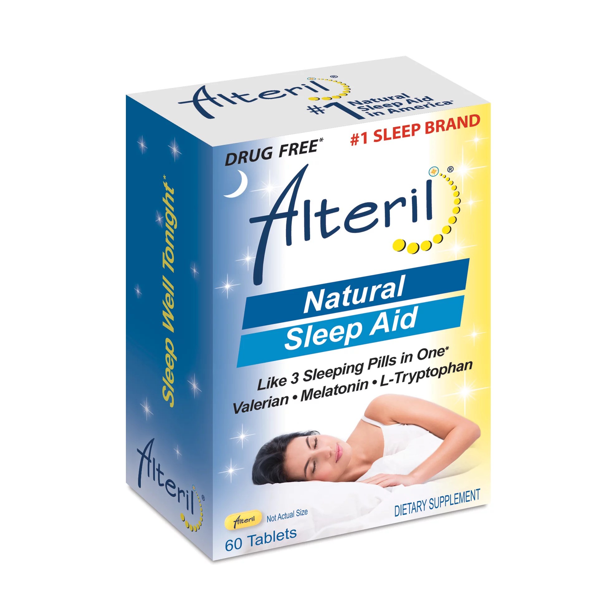 Alteril Natural Sleep Aid Tablets Shop Medicines & Treatments at HEB