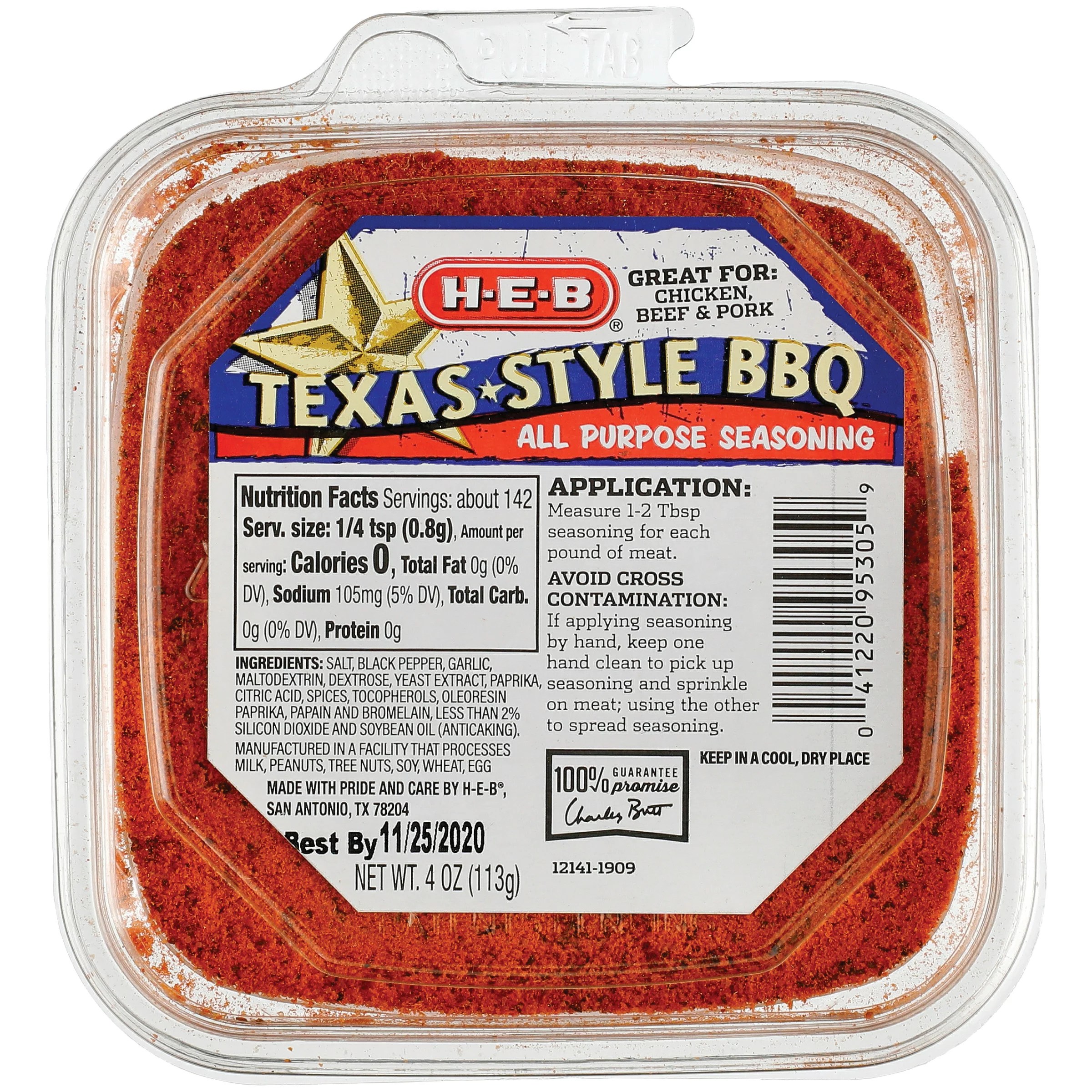 HEB All Purpose Texas Style BBQ Seasoning Shop Spices & Seasonings at HEB