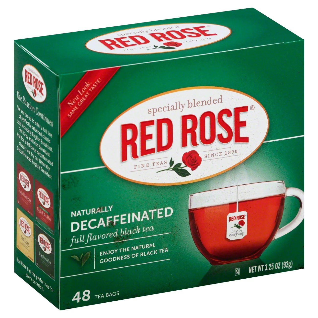 Red Rose Decaffinated Tea Bags Shop Tea at HEB