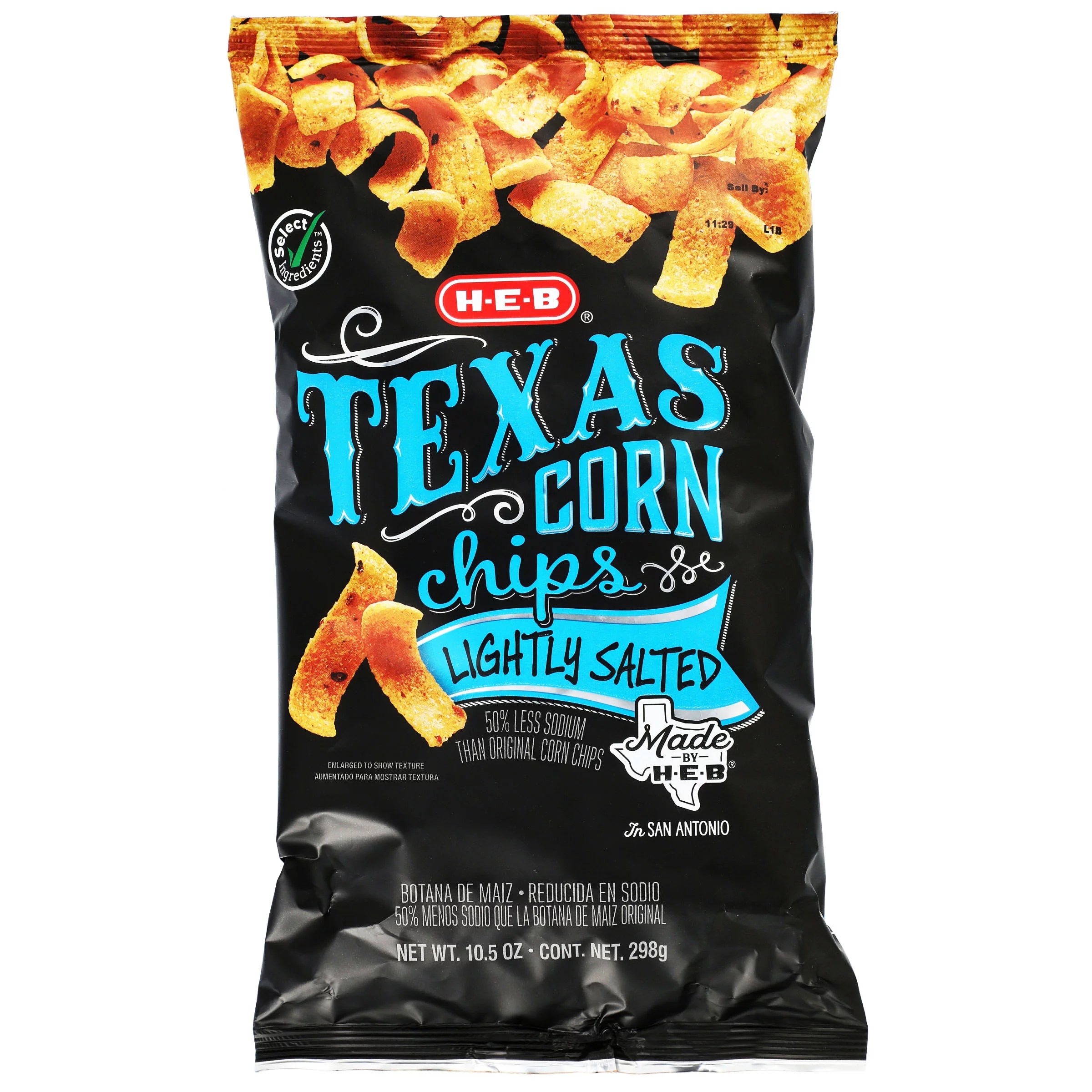 HEB Lightly Salted Texas Corn Chips Shop Chips at HEB