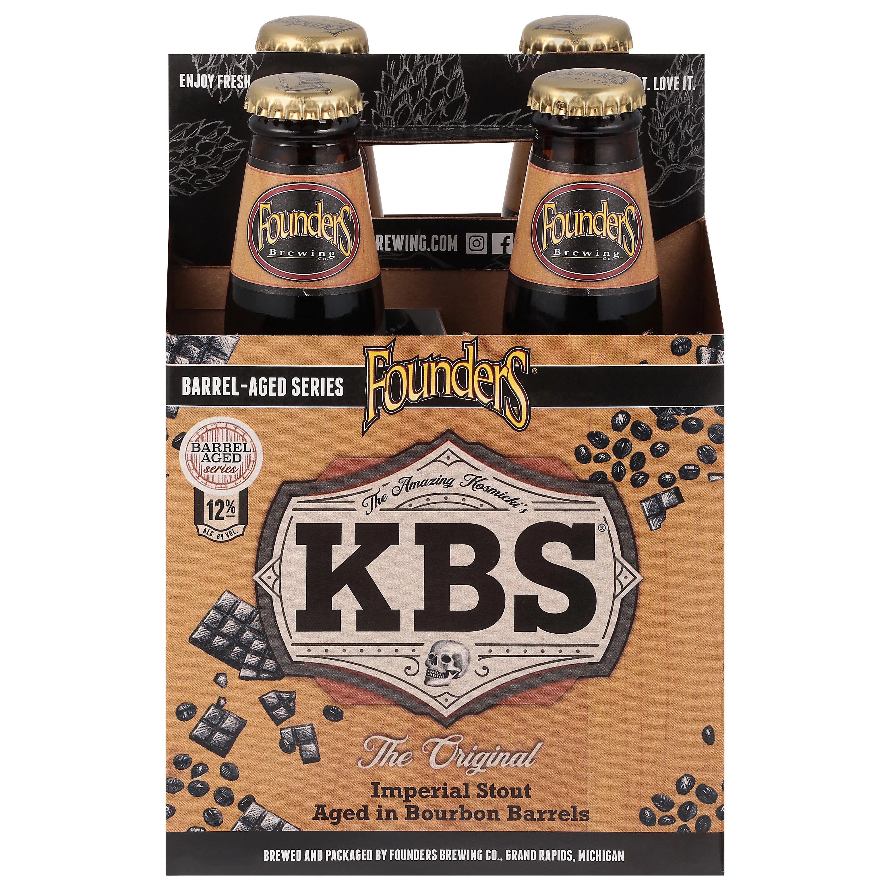Founders Kentucky Breakfast Stout Beer 12 oz Bottles Shop Beer at HEB