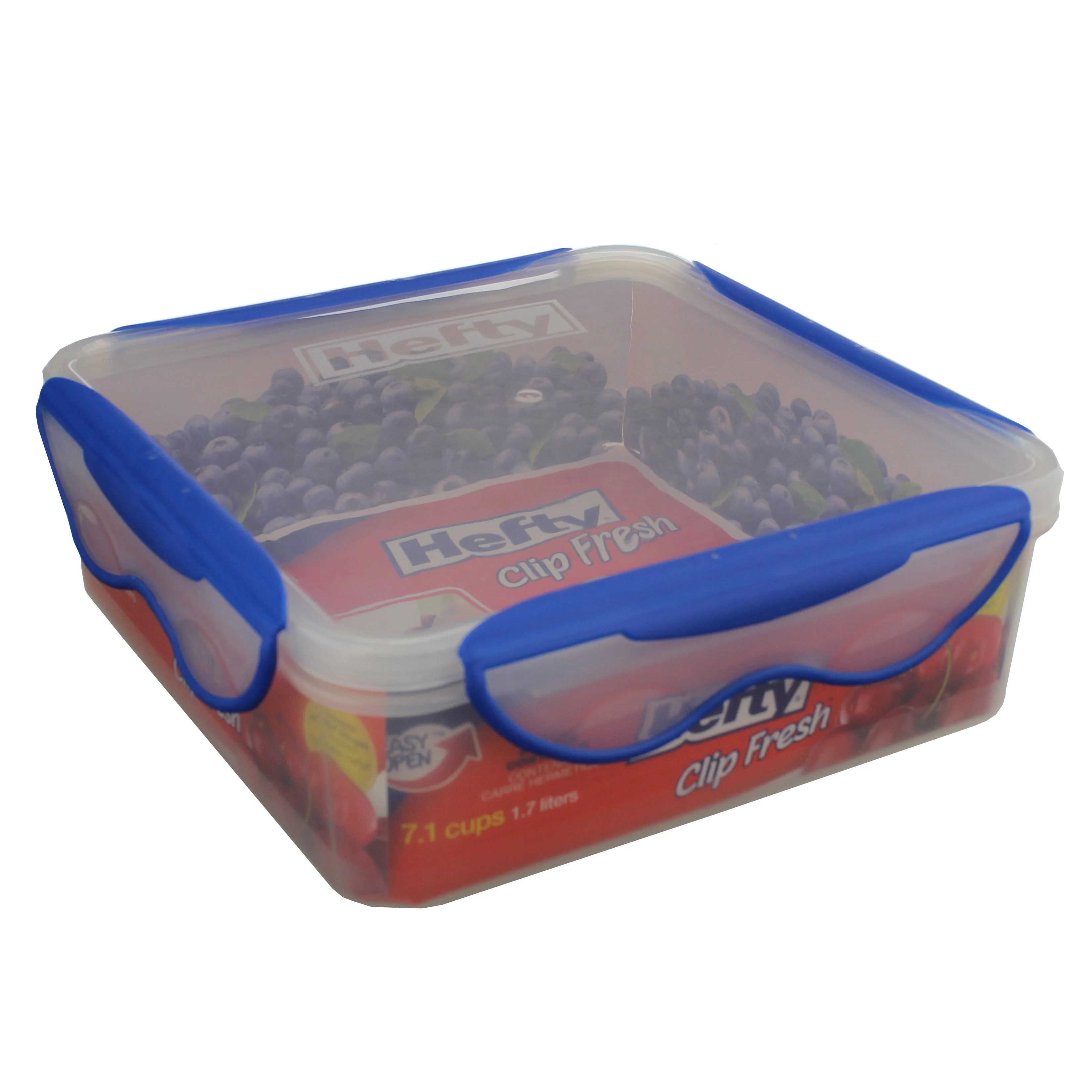 Hefty Clip Fresh 7.1 Cup Square Food Storage Container with Lid Shop Food Storage at HEB
