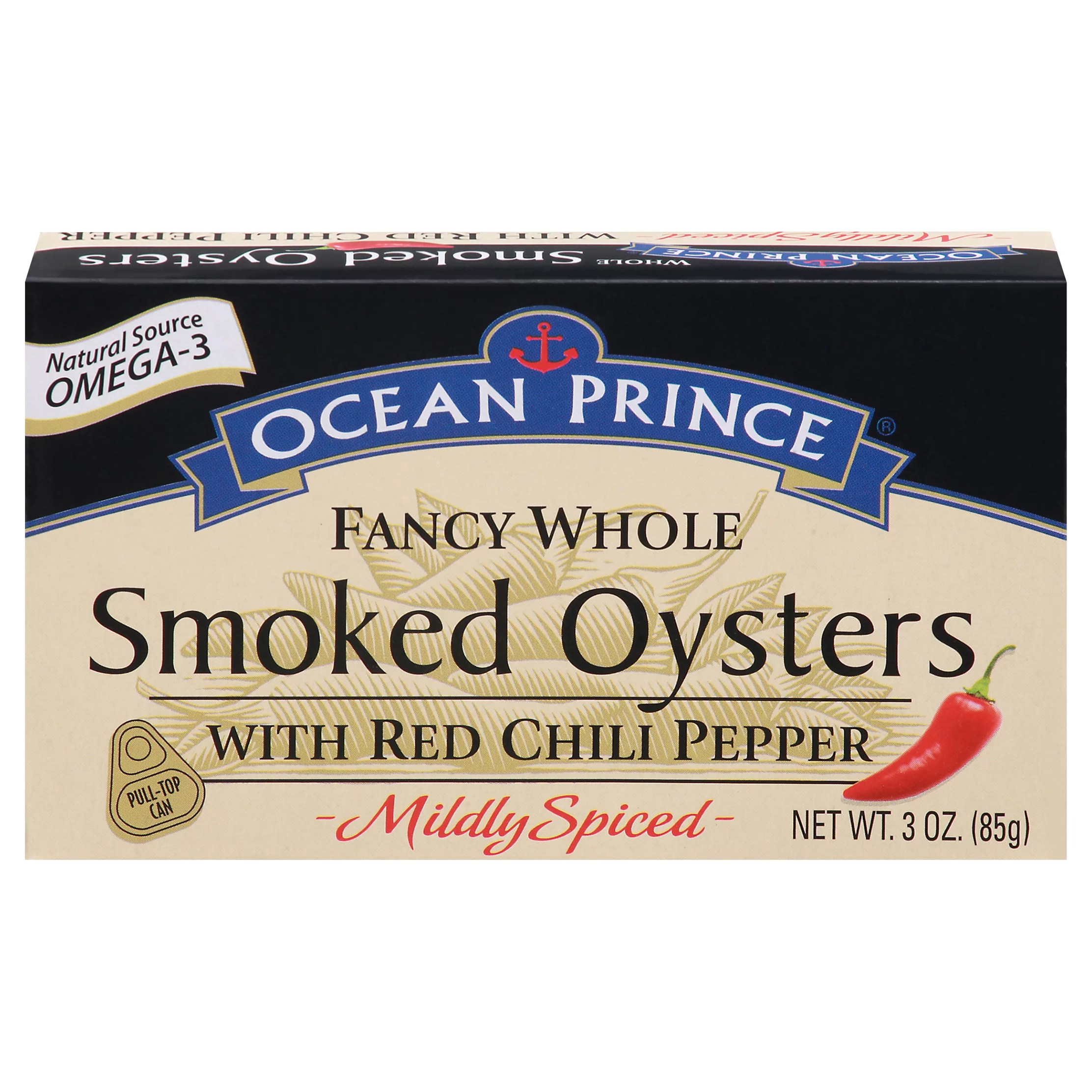 Ocean Prince Smoked Oysters with Red Chili Peppers Shop Seafood at HEB