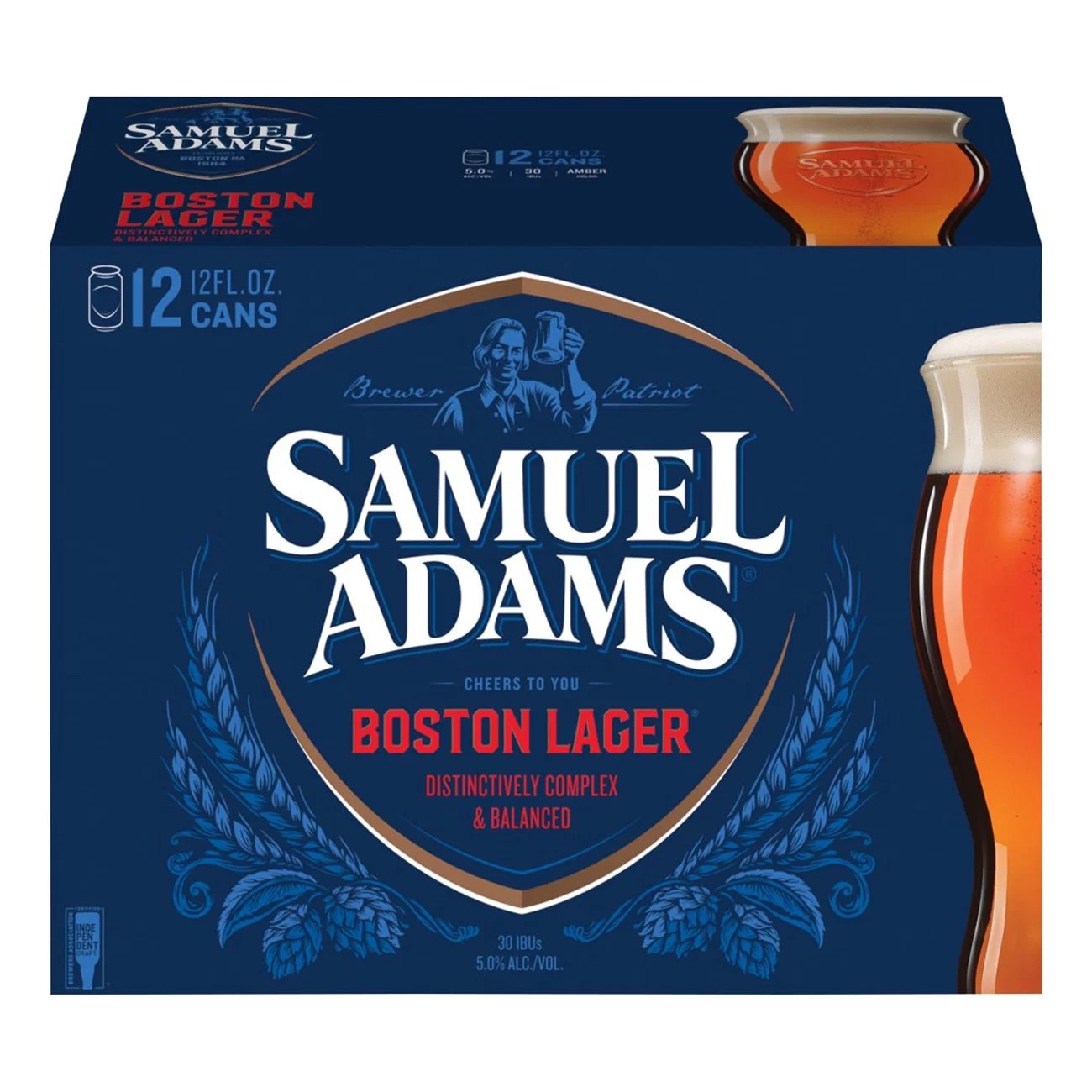 Samuel Adams Boston Lager Beer 12 oz Cans Shop Beer at HEB