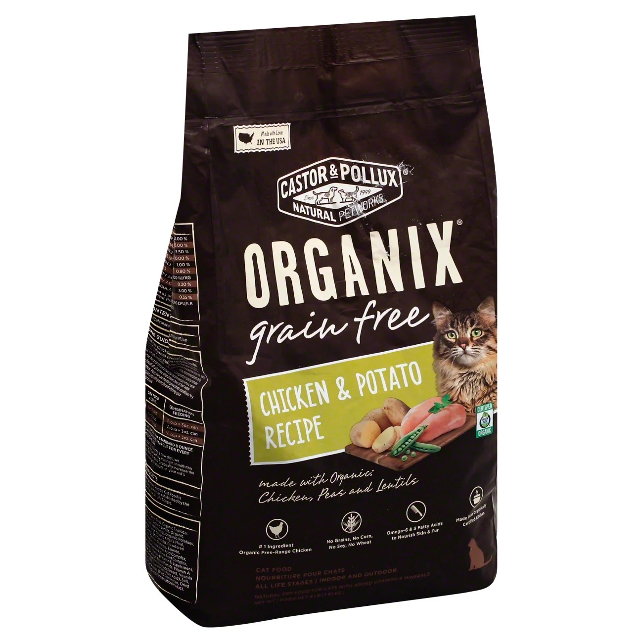 Castor & Pollux Organix Seafood Flavor Cat Treats Shop Cats at HEB