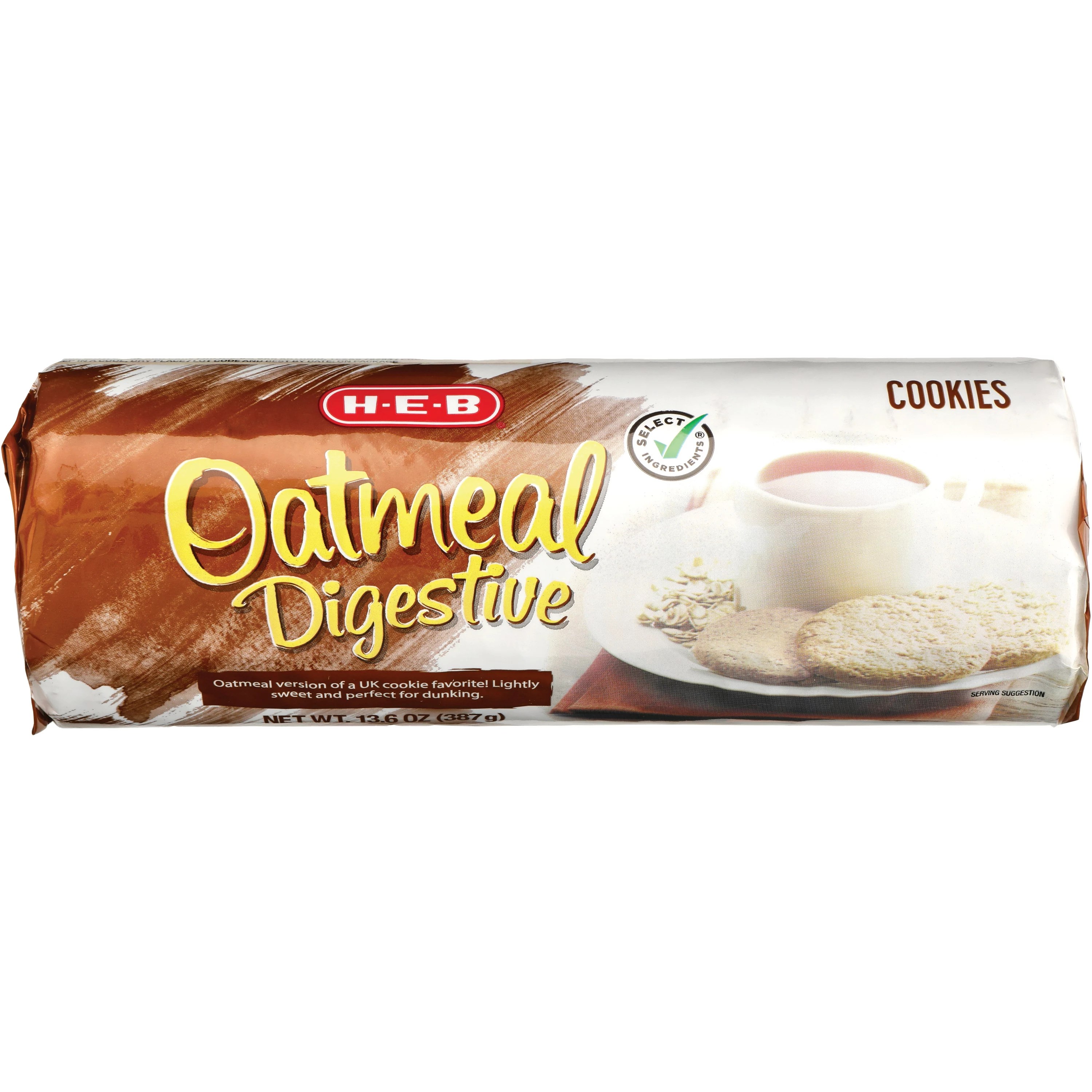 HEB Select Ingredients Oatmeal Digestive Cookies Shop Cookies at HEB