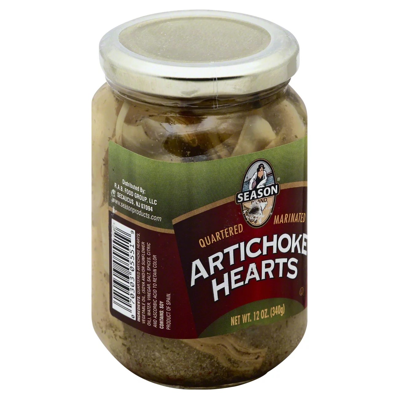Season Artichoke Hearts, Quartered, Marinated Shop Canned & Dried