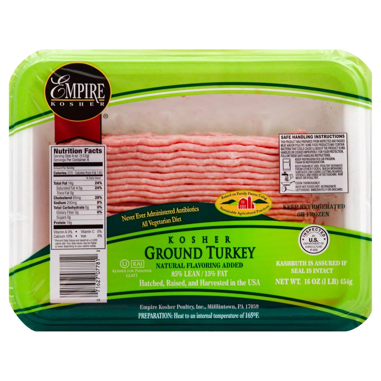 Empire Kosher Turkey, Natural, Ground Shop Turkey at HEB