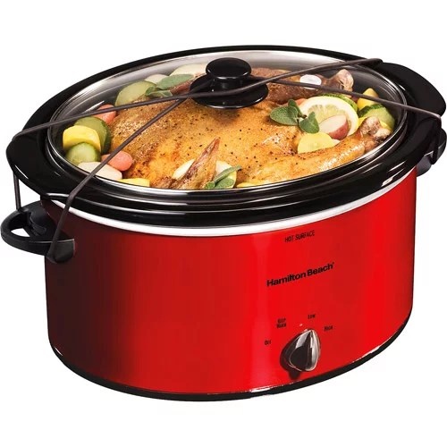 Hamilton Beach Red 5Quart Slow Cooker Shop Kitchen & Dining at HEB