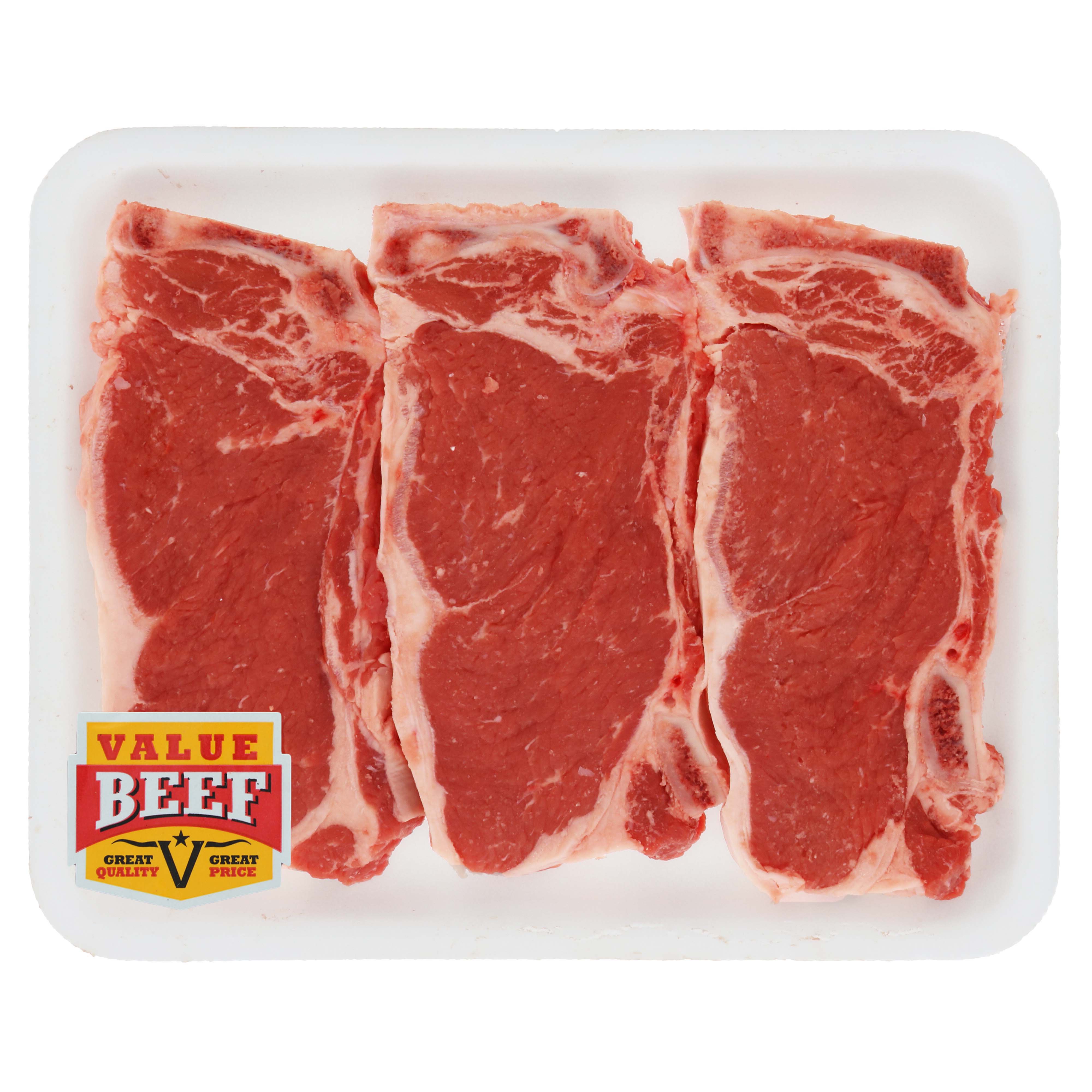 Value Beef TBone Steaks, Thin Cut Shop Beef at HEB
