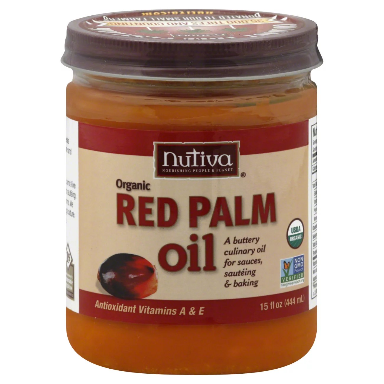 Nutiva Organic Red Palm Oil Shop Oils at HEB