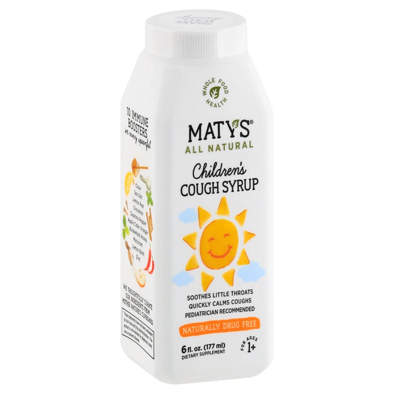 Maty's All Natural Cough Syrup For Children Shop Cough, Cold & Flu at HEB